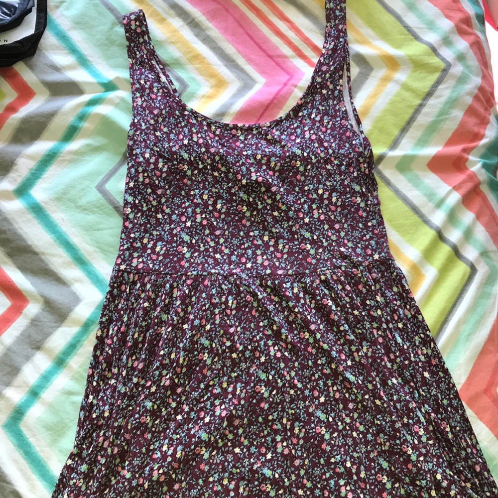 medium floral american eagle dress